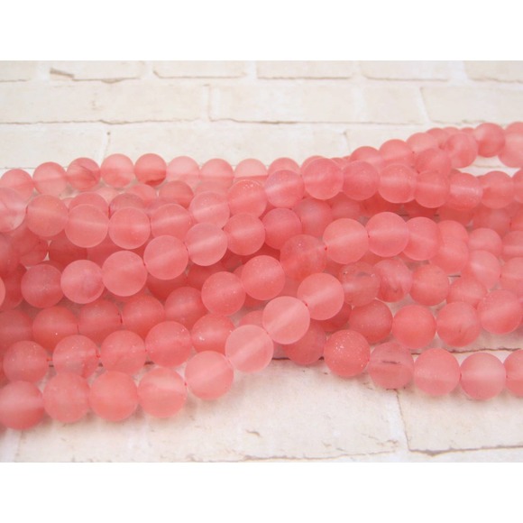 Cherry Quartz Beads Jewelry Making - Picture 3 of 3